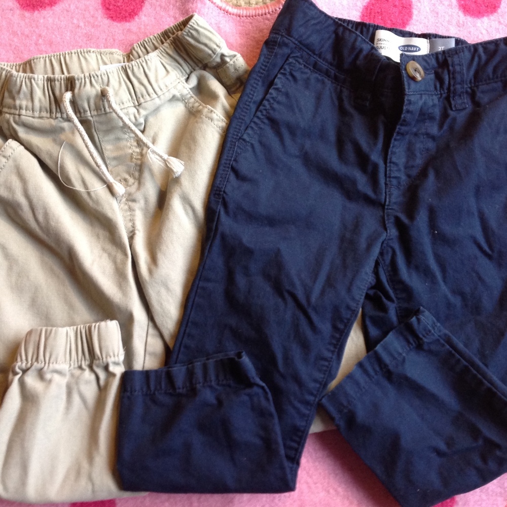 Two pairs of boys pants